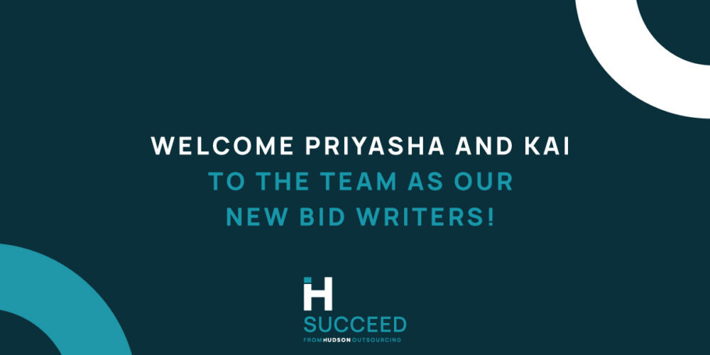 Welcome Priyasha and Kai to the Team as Our New Bid Writers!